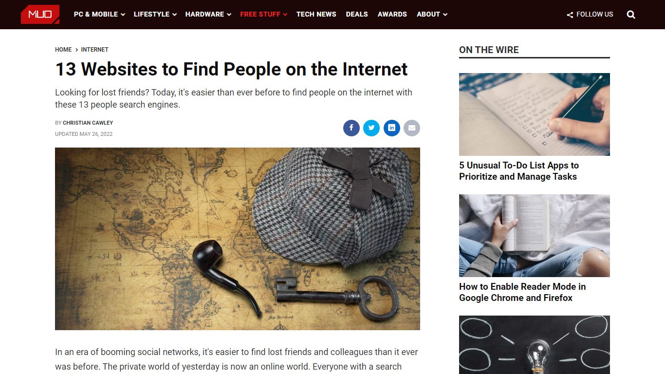 13 Websites to Find People on the Internet - MUO